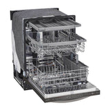 Top Control with Towel Bar, TrueSteam, 46 dB, Smart Wi-Fi, QuadWash, Dynamic Dry, 3rd Rack, PrintProof Black Stainless Steel