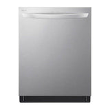 LG Appliances - Top Control with Towel Bar, TrueSteam, 46 dB, Smart Wi-Fi, QuadWash, Dynamic Dry, 3rd Rack, PrintProof Stainless Steel - Stainless Steel