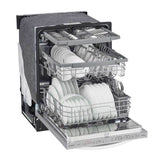 Top Control with Towel Bar, TrueSteam, 46 dB, Smart Wi-Fi, QuadWash, Dynamic Dry, 3rd Rack, PrintProof Black Stainless Steel
