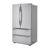 23 cu.ft. 4-Door French Door, Counter Depth, Double Freezer, Internal Water, PrintProof Stainless Steel