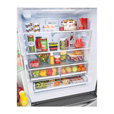 23 cu.ft. 4-Door French Door, Counter Depth, Double Freezer, Internal Water, PrintProof Stainless Steel