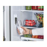 23 cu.ft. 4-Door French Door, Counter Depth, Double Freezer, Internal Water, PrintProof Stainless Steel