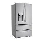 22 cu.ft. 4 Door French Door, Counter Depth, Double Freezer, Print Proof Stainless Steel