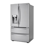 22 cu.ft. 4 Door French Door, Counter Depth, Double Freezer, Print Proof Stainless Steel