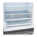 26 cu.ft. 2 Door Bottom-Mount Refrigerator, 33'' Width, Freezer Pull Drawer, Door Cooling, Black Stainless Steel
