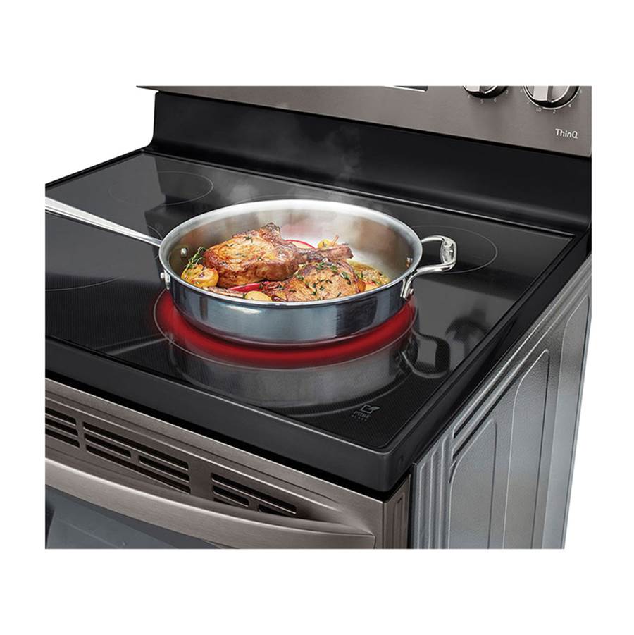 6.3 cu ft. Smart Wi-Fi Enabled Fan Convection Electric Range with Air Fry and EasyClean