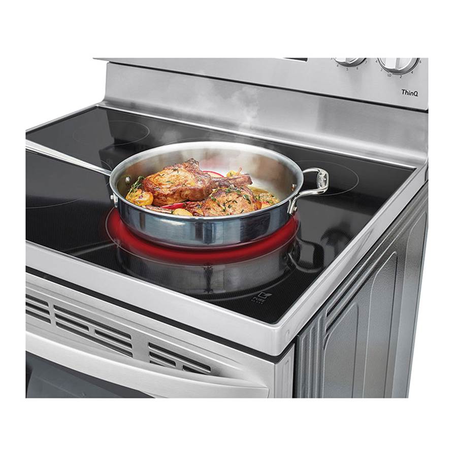 6.3 cu ft. Smart Wi-Fi Enabled Fan Convection Electric Range with Air Fry and EasyClean