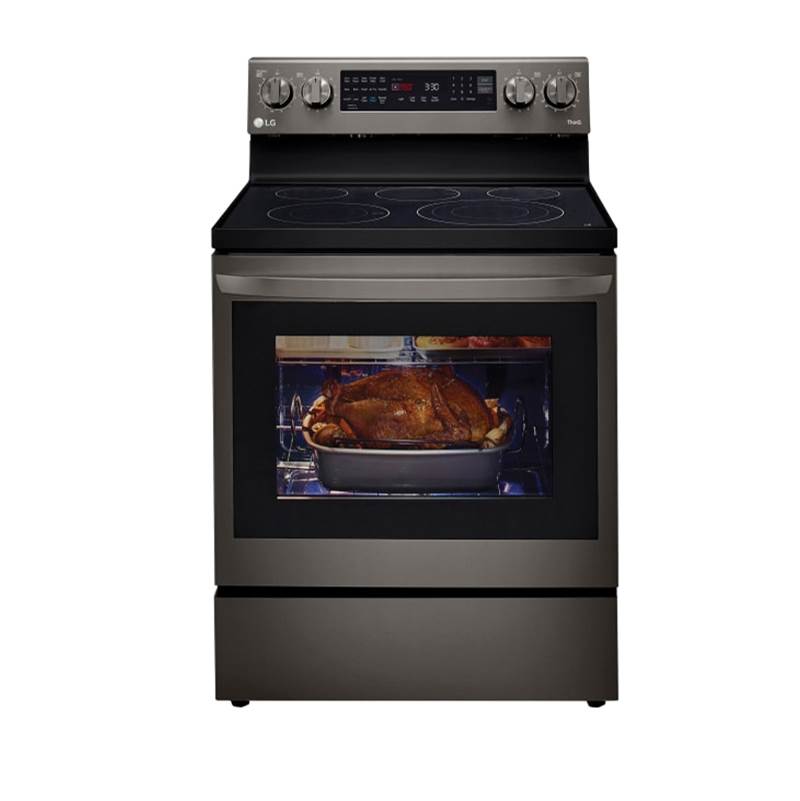 6.3 cu ft. Smart Wi-Fi Enabled True Convection InstaView Electric Range with Air Fry