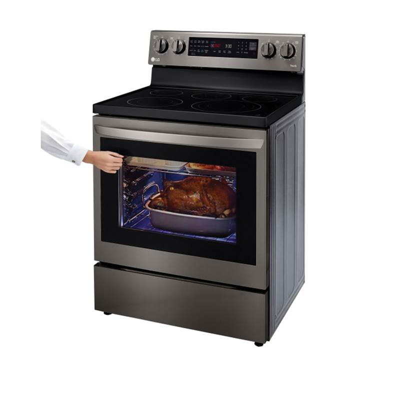 6.3 cu ft. Smart Wi-Fi Enabled True Convection InstaView Electric Range with Air Fry