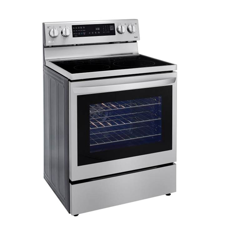 6.3 cu ft. Smart Wi-Fi Enabled True Convection InstaView Electric Range with Air Fry