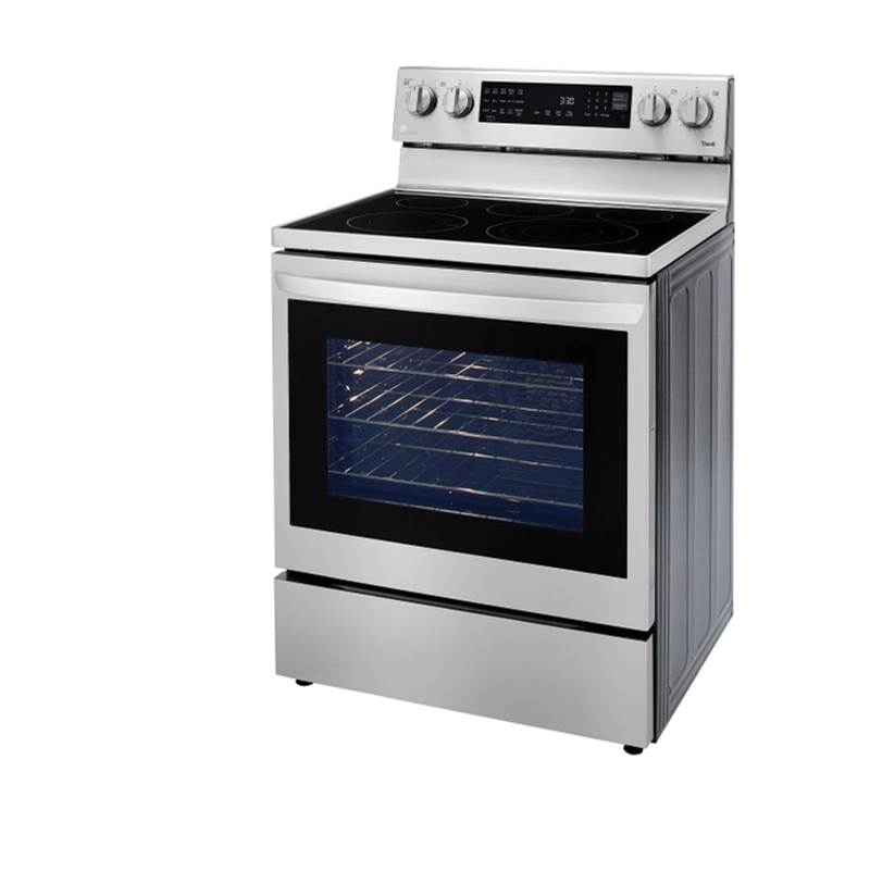 6.3 cu ft. Smart Wi-Fi Enabled True Convection InstaView Electric Range with Air Fry