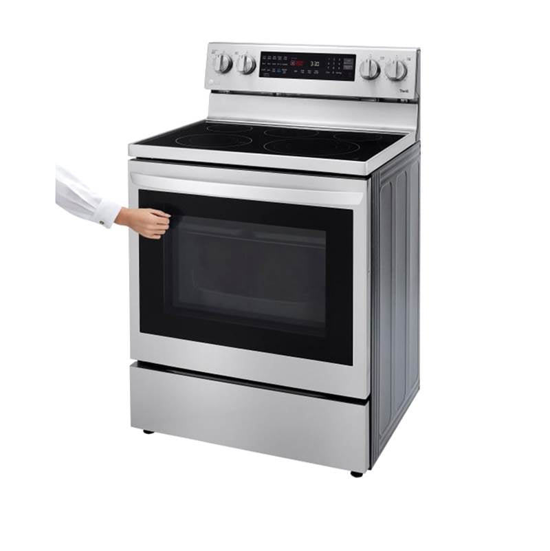 6.3 cu ft. Smart Wi-Fi Enabled True Convection InstaView Electric Range with Air Fry