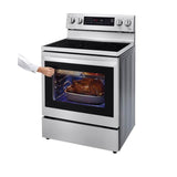 6.3 cu ft. Smart Wi-Fi Enabled True Convection InstaView Electric Range with Air Fry
