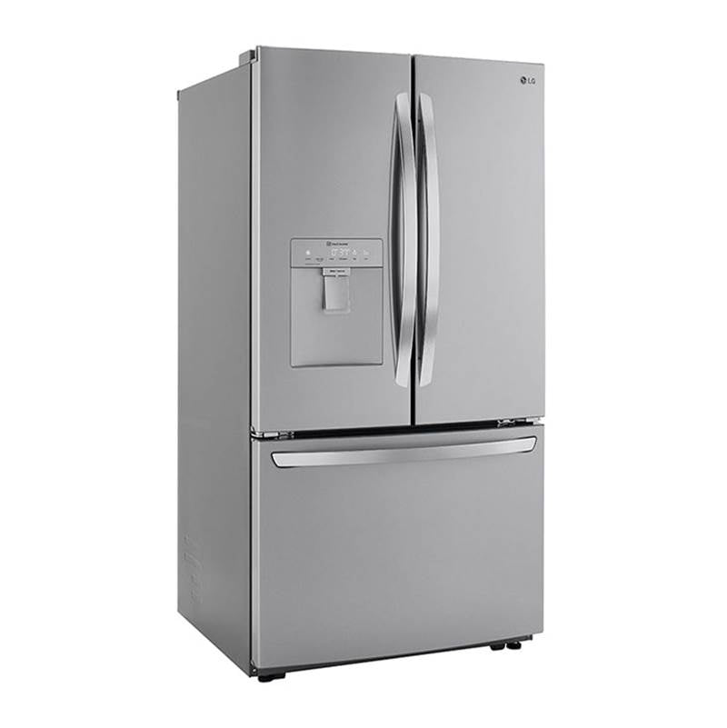 29 cu.ft.  3 Door Refrigerator, Water Only Dispenser, Black Stainless Steel