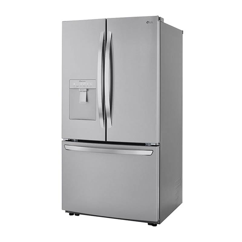 29 cu.ft.  3 Door Refrigerator, Water Only Dispenser, Black Stainless Steel