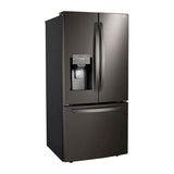 ADA Compliant, 25 cu.ft. 3-Door French Door, 33'' Standard Depth, Ice and Water Dispenser, Slim Door Ice, PrintProof Black Stainless Steel