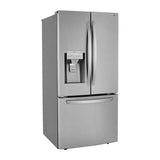 ADA Compliant, 25 cu.ft. 3-Door French Door, 33'' Standard Depth, Ice and Water Dispenser, Slim Door Ice, PrintProof Black Stainless Steel