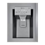 ADA Compliant, 25 cu.ft. 3-Door French Door, 33'' Standard Depth, Ice and Water Dispenser, Slim Door Ice, PrintProof Black Stainless Steel