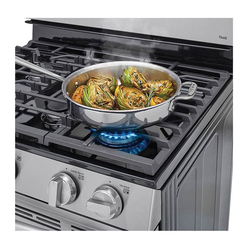 5.8 cu ft. Smart Wi-Fi Enabled Fan Convection Gas Range with Air Fry and EasyClean