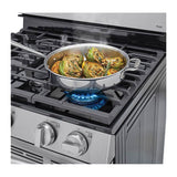 5.8 cu ft. Smart Wi-Fi Enabled Fan Convection Gas Range with Air Fry and EasyClean
