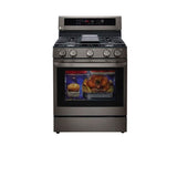 5.8 cu ft. Smart Wi-Fi Enabled True Convection InstaView Gas Range with Air Fry