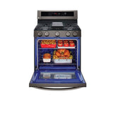 5.8 cu ft. Smart Wi-Fi Enabled True Convection InstaView Gas Range with Air Fry