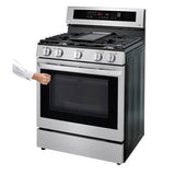 5.8 cu ft. Smart Wi-Fi Enabled True Convection InstaView Gas Range with Air Fry