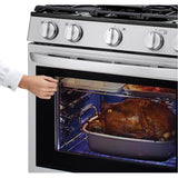 5.8 cu ft. Smart Wi-Fi Enabled True Convection InstaView Gas Range with Air Fry