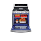 5.8 cu ft. Smart Wi-Fi Enabled True Convection InstaView Gas Range with Air Fry