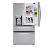 23 cu.ft. 4-Door French Door, Counter Depth, Door-in-Door, Fully Convertible Drawer, PrintProof Stainless Steel