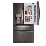 23 cu.ft. 4-Door French Door, Counter Depth, InstaView Door-in-Door, Fully Convertible Drawer, PrintProof Black Stainless Steel
