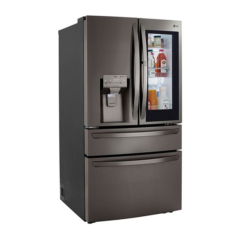 23 cu.ft. 4-Door French Door, Counter Depth, InstaView Door-in-Door, Fully Convertible Drawer, PrintProof Black Stainless Steel