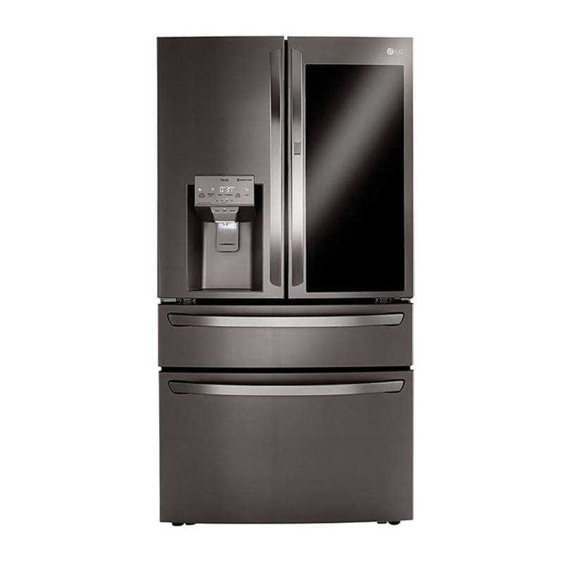 23 cu.ft. 4-Door French Door, Counter Depth, InstaView Door-in-Door, Fully Convertible Drawer, PrintProof Black Stainless Steel