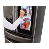 23 cu.ft. 4-Door French Door, Counter Depth, InstaView Door-in-Door, Fully Convertible Drawer, PrintProof Black Stainless Steel