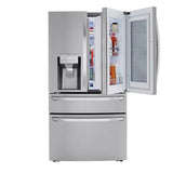 23 cu.ft. 4-Door French Door, Counter Depth, InstaView Door-in-Door, Fully Convertible Drawer, PrintProof Black Stainless Steel