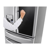 23 cu.ft. 4-Door French Door, Counter Depth, InstaView Door-in-Door, Fully Convertible Drawer, PrintProof Black Stainless Steel