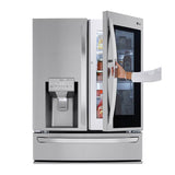 23 cu.ft. 4-Door French Door, Counter Depth, InstaView Door-in-Door, Fully Convertible Drawer, PrintProof Black Stainless Steel