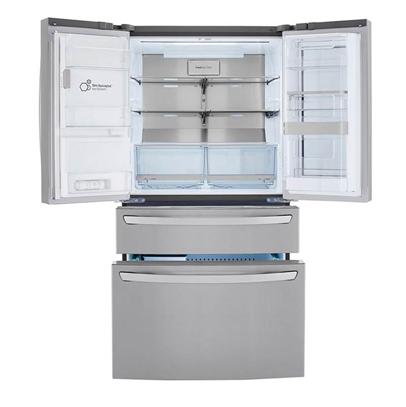 30 cu.ft. 4-Door French Door, InstaView Door-in-Door, Fully Convertible Drawer, PrintProof Stainless Steel