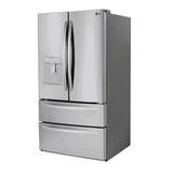 4 French Door Refrigerator, 29 cu-ft, External Water Double Freezer, Stainless Steel