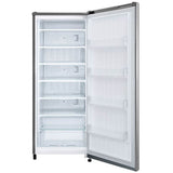 6 cu.ft. 20'' Width, Single Door Freezer, Print Proof Silver