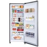 6 cu.ft. 20'' Width, Single Door Freezer, Print Proof Silver