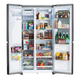 Side By Side Refrigerator, 27 cu-ft, Door-in-Door, Dual Ice Maker with Craft Ice, PrintProof Stainless Steel