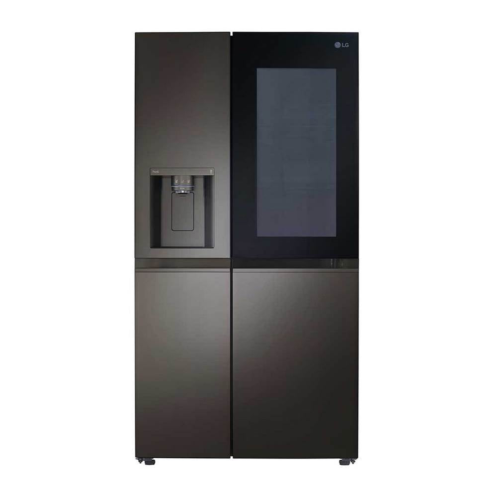 Side By Side Refrigerator, 27 cu-ft, InstaView Only, Dual Ice Maker with Craft Ice, PrintProof Black Stainless Steel