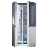 Side By Side Refrigerator, 27 cu-ft, InstaView Only, Dual Ice Maker with Craft Ice, PrintProof Black Stainless Steel