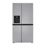 LG Appliances - Side By Side Refrigerator, 27 cu-ft, External Ice and Water Dispenser, Print Proof Stainless Steel - Stainless Steel