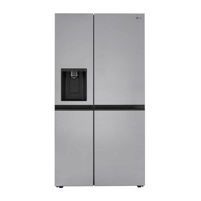 LG Appliances - Side By Side Refrigerator, 27 cu-ft, External Ice and Water Dispenser, Print Proof Stainless Steel - Stainless Steel