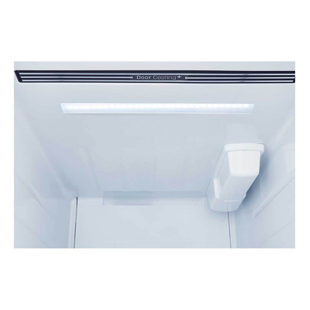 Side By Side Refrigerator, 27 cu-ft, External Ice and Water Dispenser, Print Proof Stainless Steel