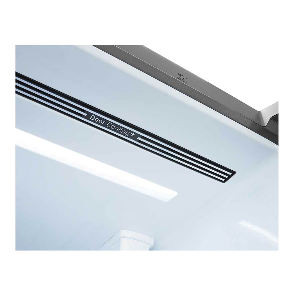 Side By Side Refrigerator, 27 cu-ft, External Ice and Water Dispenser, Print Proof Stainless Steel