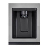 Side By Side Refrigerator, 27 cu-ft, External Ice and Water Dispenser, Print Proof Stainless Steel