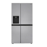 LG Appliances - Side By Side Refrigerator, 27 cu-ft, External Ice and Water Dispenser, Print Proof Stainless Look - Stainless Steel